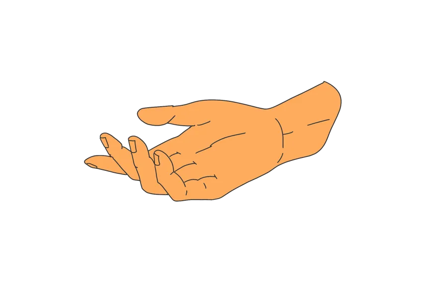 En silhuett av en person som holder en lyssabel