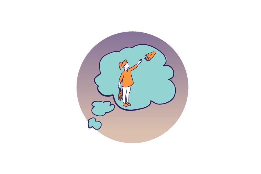 Tanke om barn illustrasjon